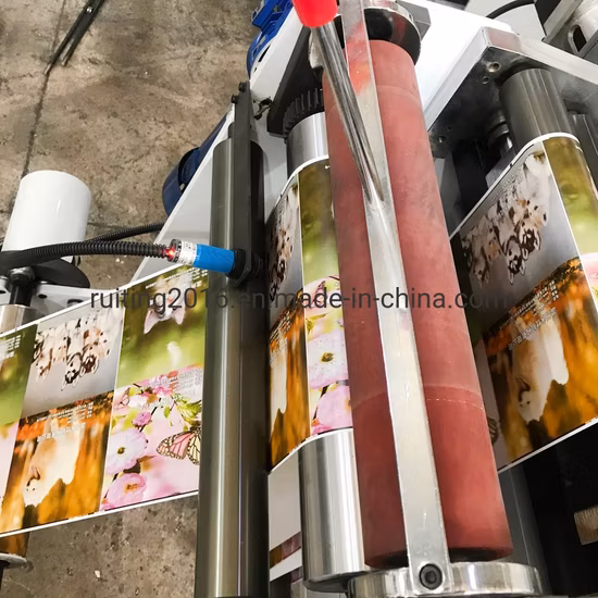 Máquina troqueladora de etiquetas planas de lámina para gofrar en caliente con alta velocidad